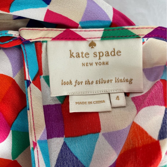 Kate Spade silk dress 4 - Picture 7 of 8